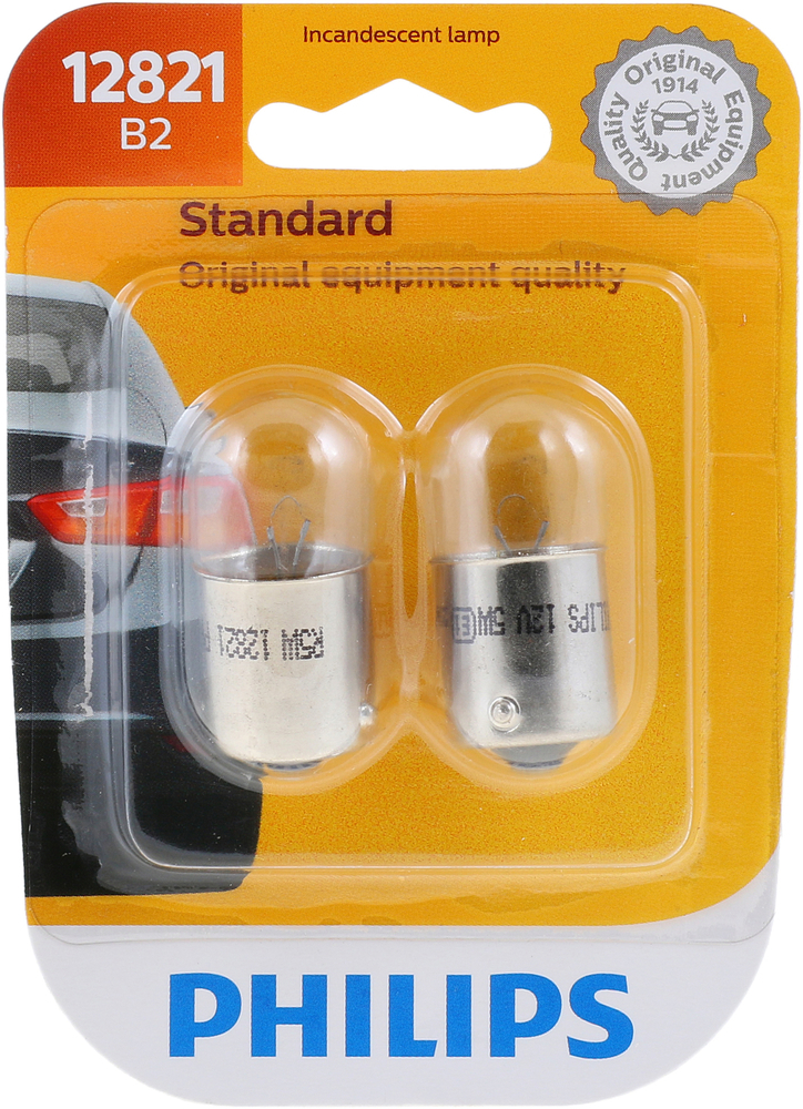 PHILIPS LIGHTING COMPANY - Standard - Twin Blister Pack (Front) - PLP 12821B2