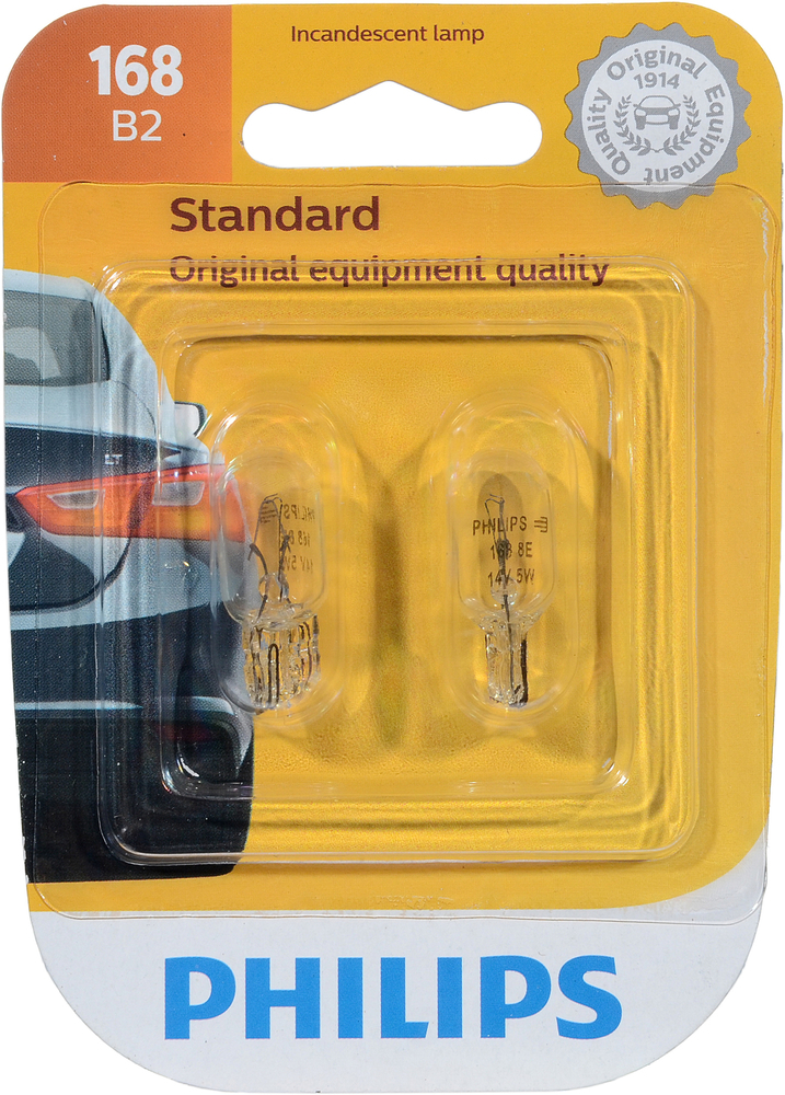 PHILIPS LIGHTING COMPANY - Standard - Twin Blister Pack (Front Outer) - PLP 168B2