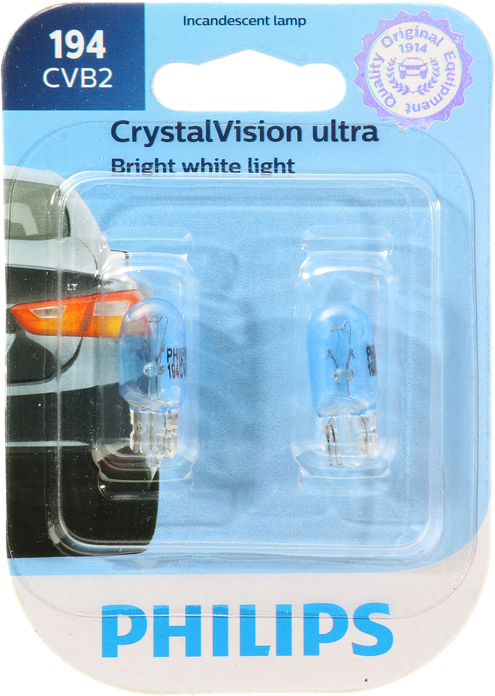 PHILIPS LIGHTING COMPANY - CrystalVision Ultra - Twin Blister Pack - PLP 194CVB2