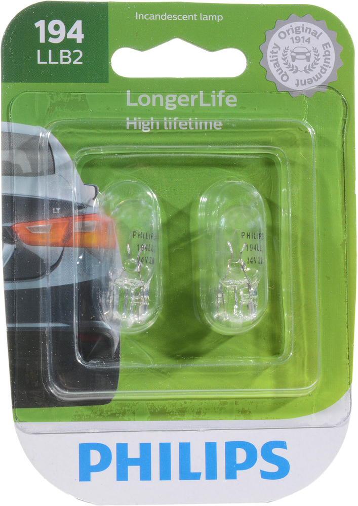 PHILIPS LIGHTING COMPANY - Longerlife - Twin Blister Pack - PLP 194LLB2