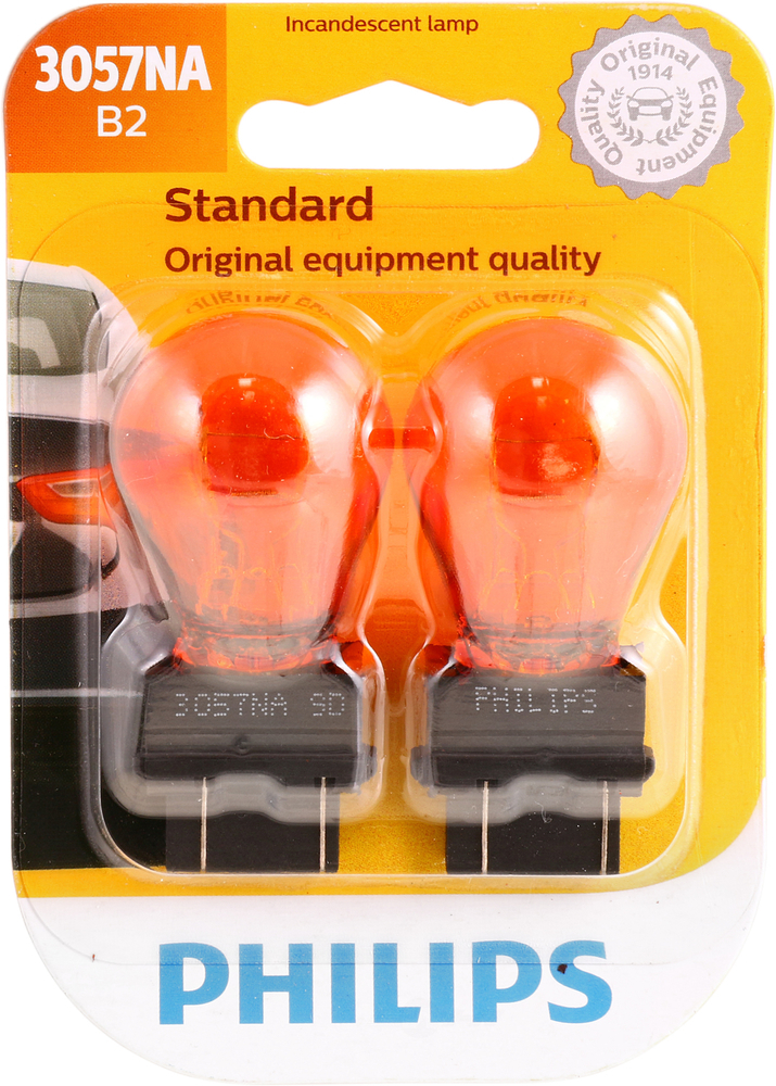 PHILIPS LIGHTING COMPANY - Standard - Twin Blister Pack (Front) - PLP 3057NAB2