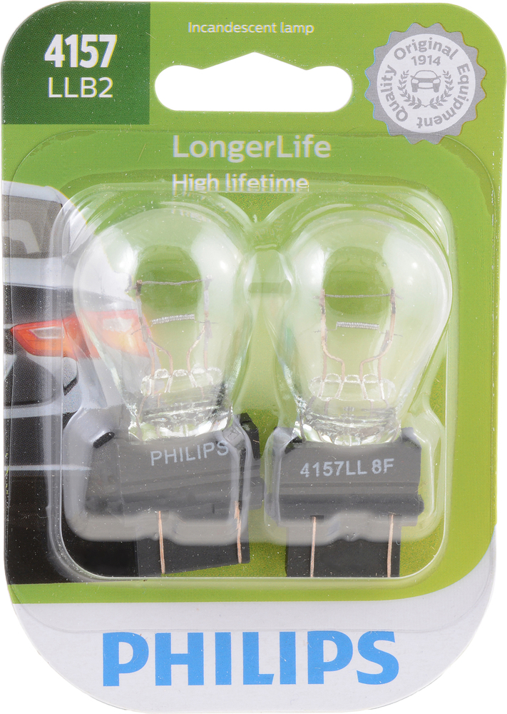 PHILIPS LIGHTING COMPANY - Longerlife Standard Replacement - Twin Blister Pack - PLP 4157LLB2