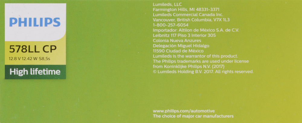PHILIPS LIGHTING COMPANY - Longerlife - Multiple Commercial Pack - PLP 578LLCP