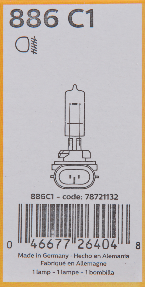 PHILIPS LIGHTING COMPANY - Standard - Single Commercial Pack - PLP 886C1
