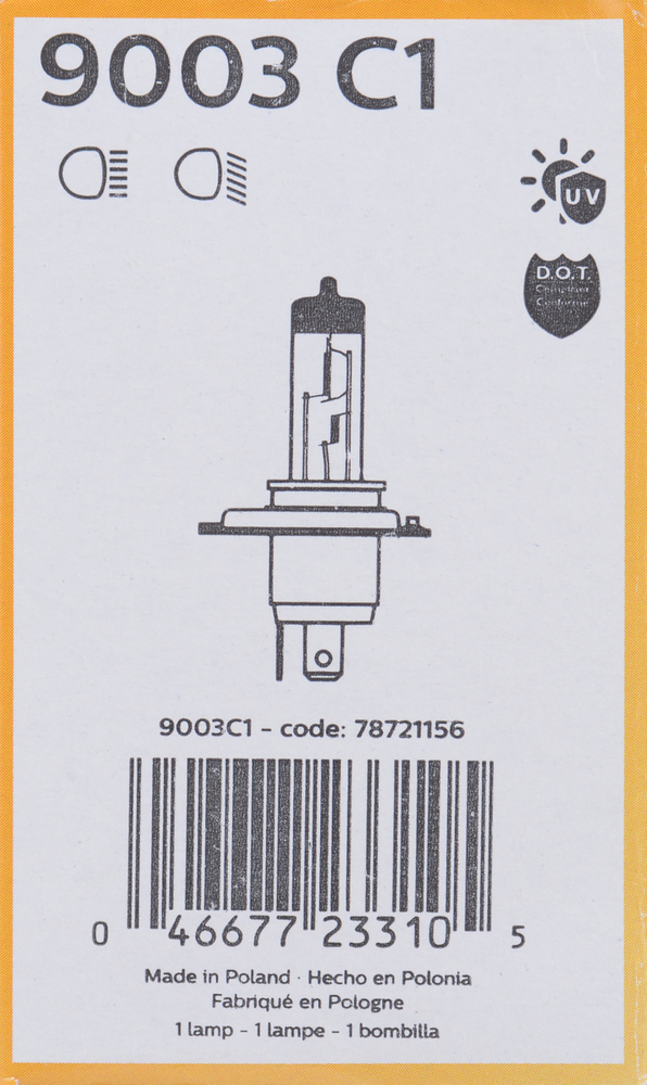 PHILIPS LIGHTING COMPANY - Standard - Single Commercial Pack - PLP 9003C1