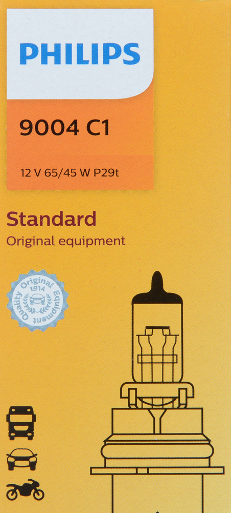 PHILIPS LIGHTING COMPANY - Standard - Single Commercial Pack - PLP 9004C1
