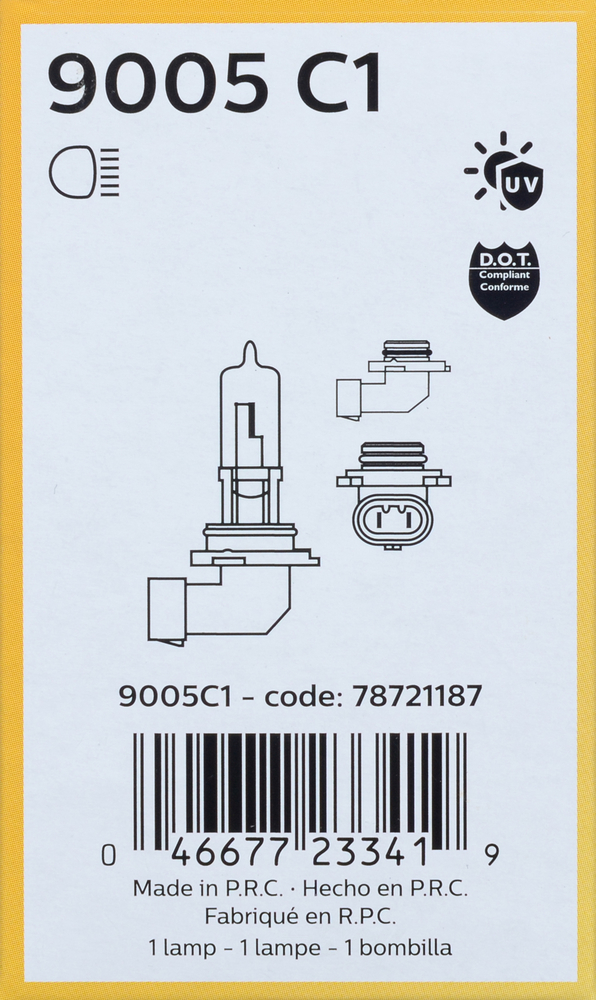PHILIPS LIGHTING COMPANY - Standard - Single Commercial Pack - PLP 9005C1