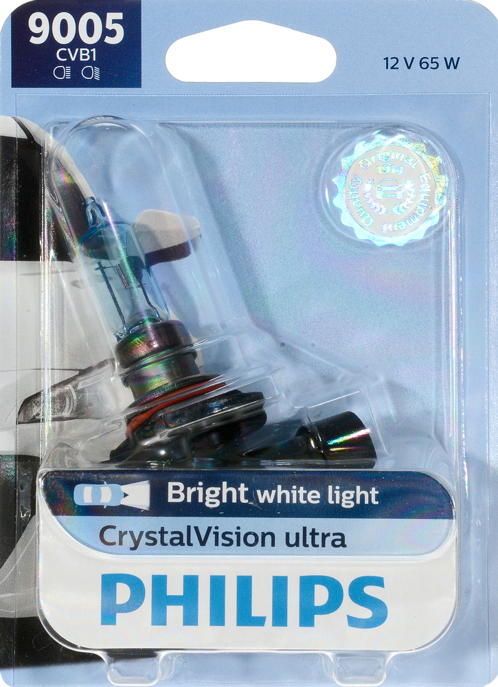 PHILIPS LIGHTING COMPANY - Crystalvision Ultra - Single Blister Pack - PLP 9005CVB1