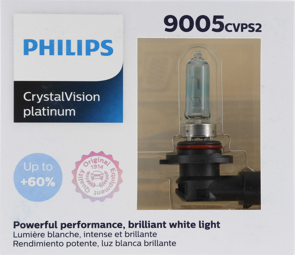 PHILIPS LIGHTING COMPANY - CrystalVision Platinum - Twin Special Pack - PLP 9005CVPS2