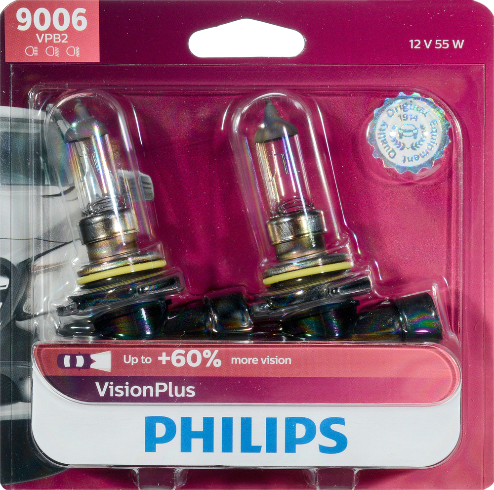 PHILIPS LIGHTING COMPANY - Visionplus - Twin Blister Pack - PLP 9006VPB2