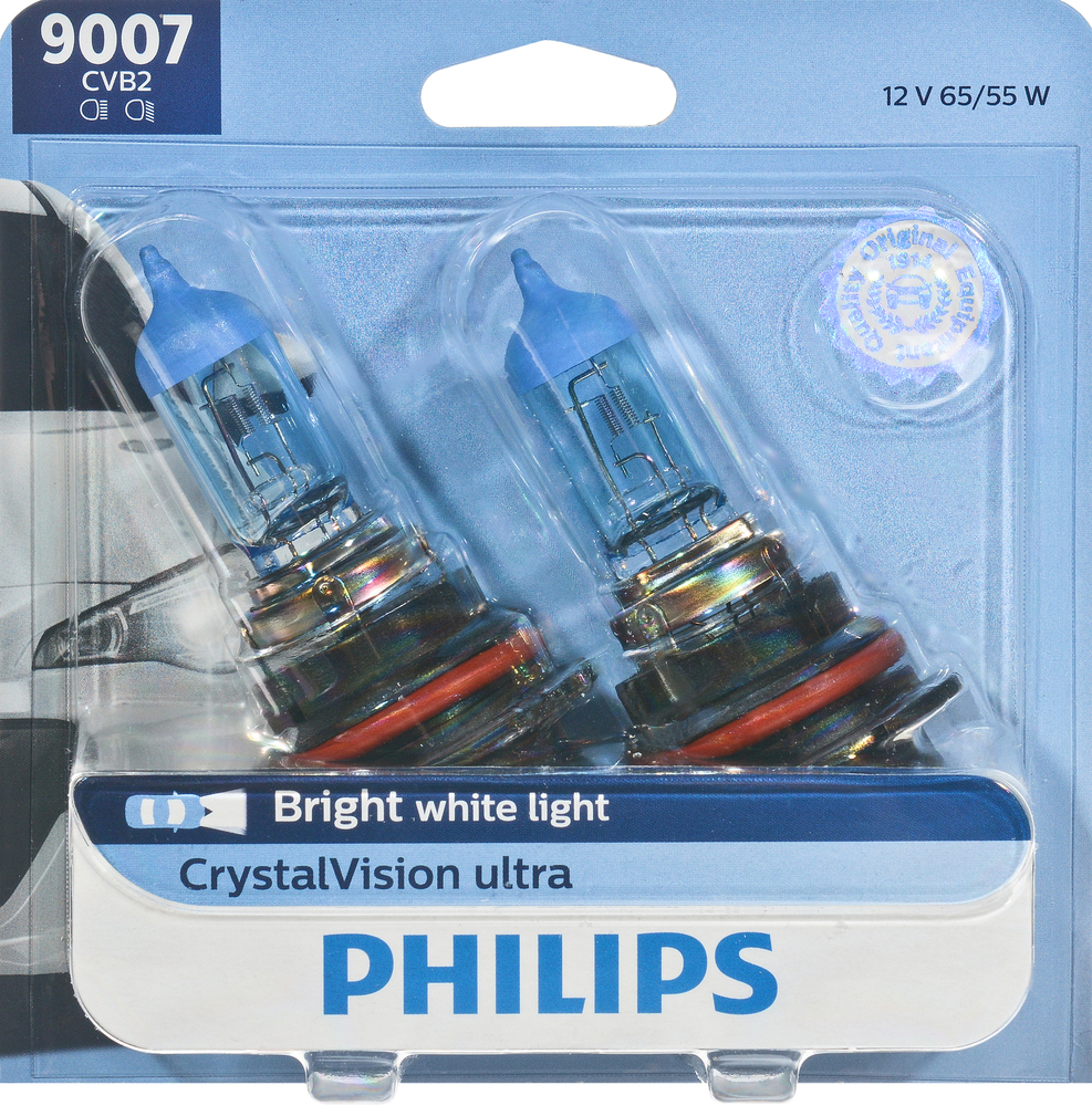 PHILIPS LIGHTING COMPANY - Crystalvision Ultra - Twin Blister Pack - PLP 9007CVB2