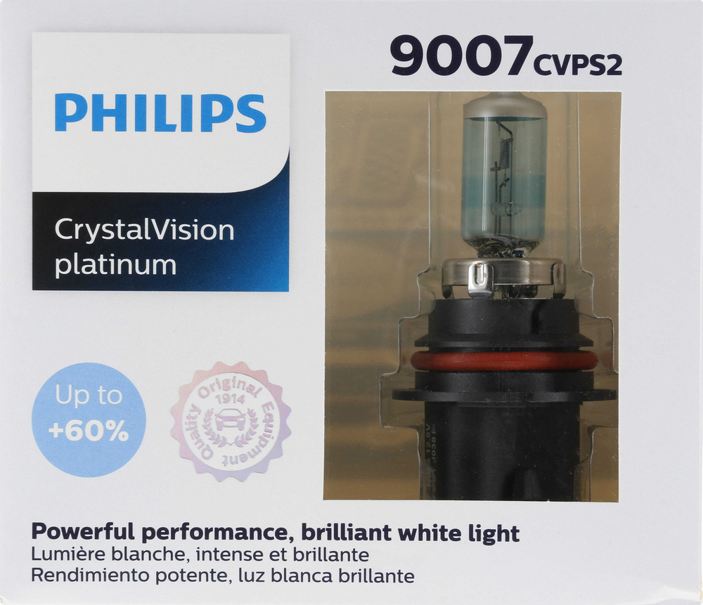 PHILIPS LIGHTING COMPANY - CrystalVision Platinum - Twin Special Pack - PLP 9007CVPS2