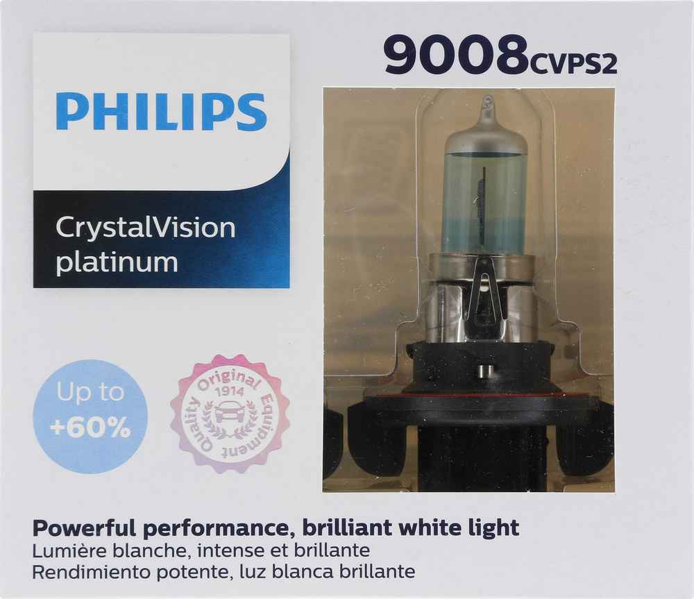 PHILIPS LIGHTING COMPANY - CrystalVision Platinum - Twin Special Pack - PLP 9008CVPS2