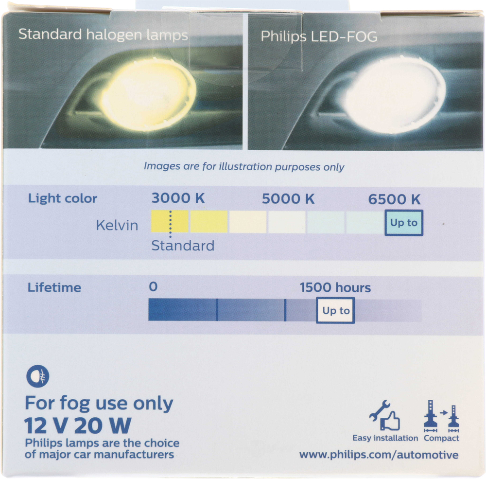 PHILIPS LIGHTING COMPANY - Ultinon Essential LED Fog (Front) - PLP 9145UEFLED