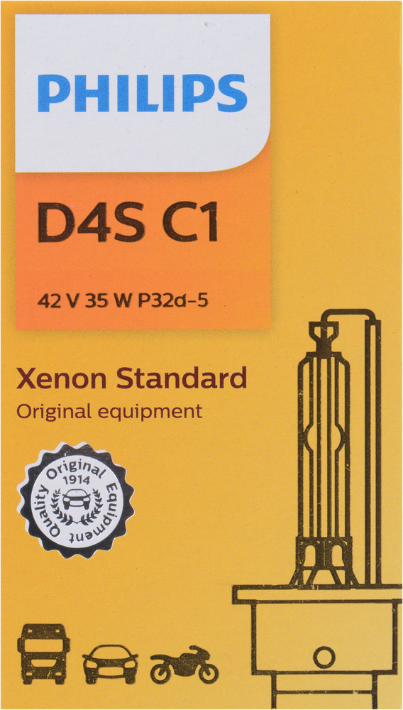 PHILIPS LIGHTING COMPANY - Standard - Single Commercial Pack - PLP D4SC1