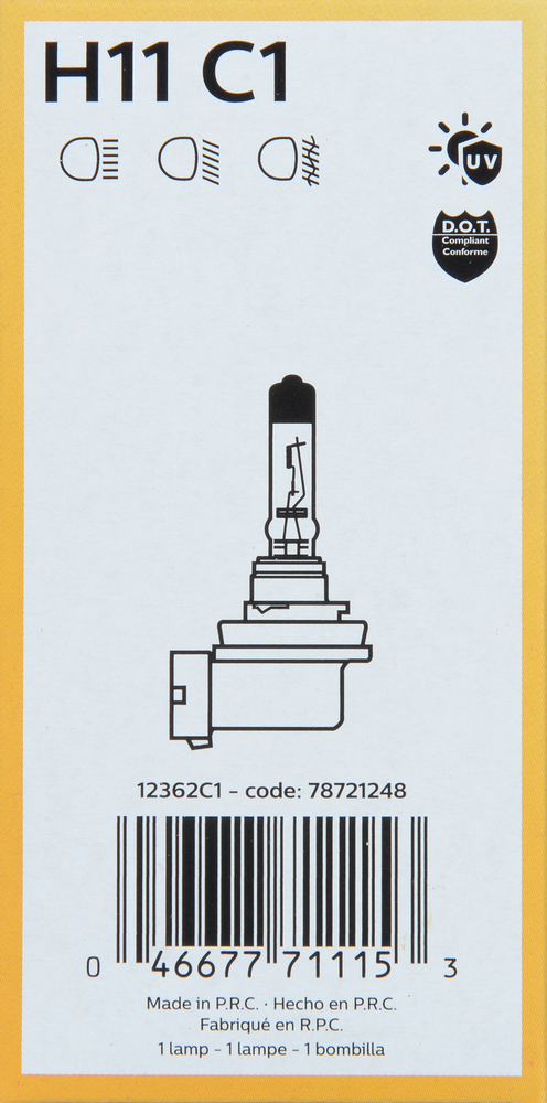 PHILIPS LIGHTING COMPANY - Standard - Single Commercial Pack - PLP H11C1