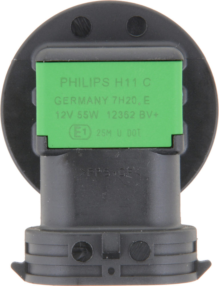 PHILIPS LIGHTING COMPANY - Crystalvision Ultra - Single Blister Pack - PLP H11CVB1