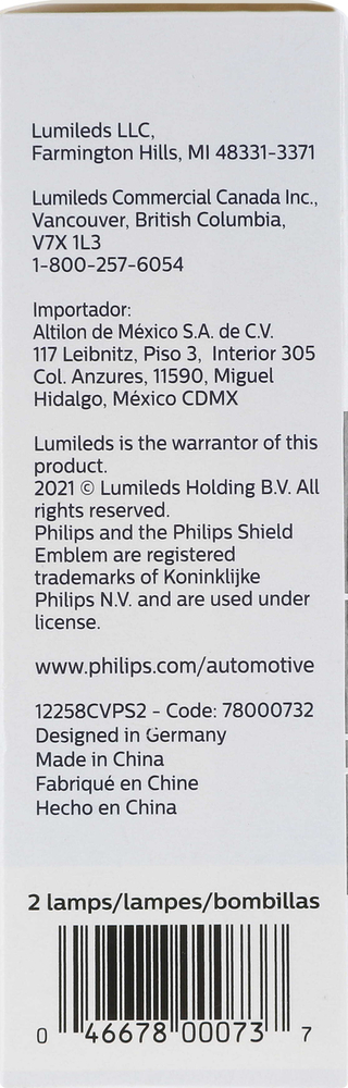 PHILIPS LIGHTING COMPANY - CrystalVision Platinum - Twin Special Pack - PLP H1CVPS2