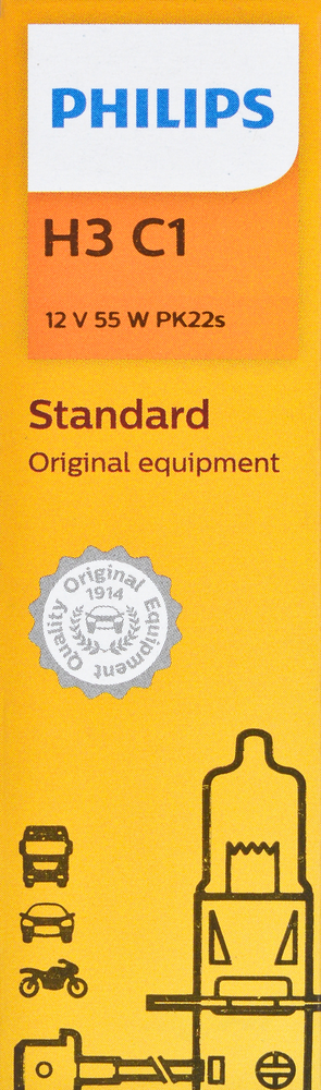 PHILIPS LIGHTING COMPANY - Standard - Single Commercial Pack - PLP H3C1