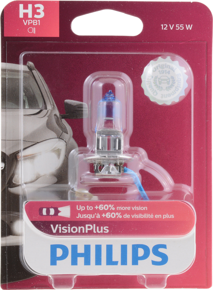 PHILIPS LIGHTING COMPANY - Visionplus - Single Blister Pack - PLP H3VPB1
