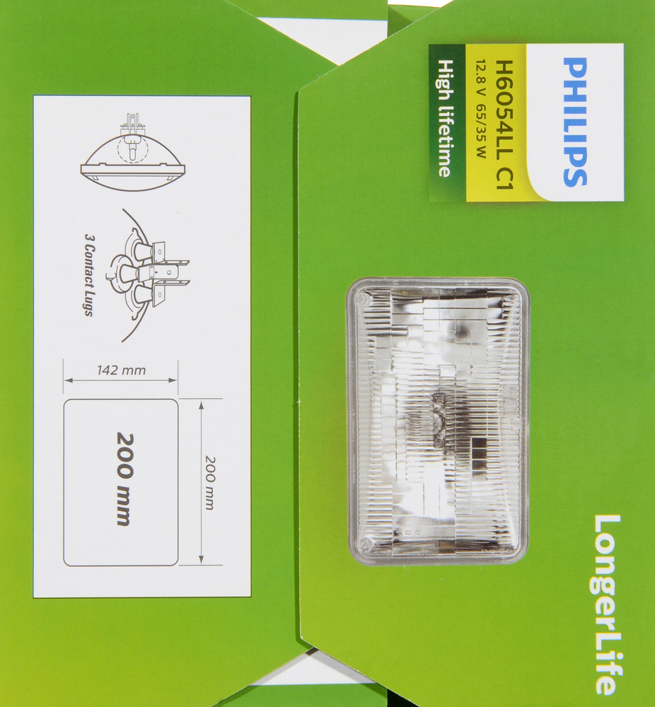 PHILIPS LIGHTING COMPANY - Longerlife - Single Commercial Pack - PLP H6054LLC1