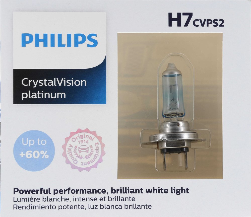 PHILIPS LIGHTING COMPANY - CrystalVision Platinum - Twin Special Pack - PLP H7CVPS2