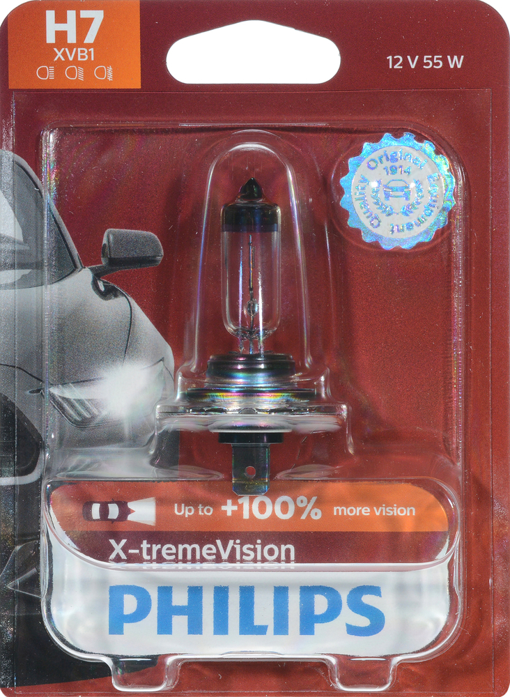 PHILIPS LIGHTING COMPANY - X-tremeVision - Single Blister Pack - PLP H7XVB1