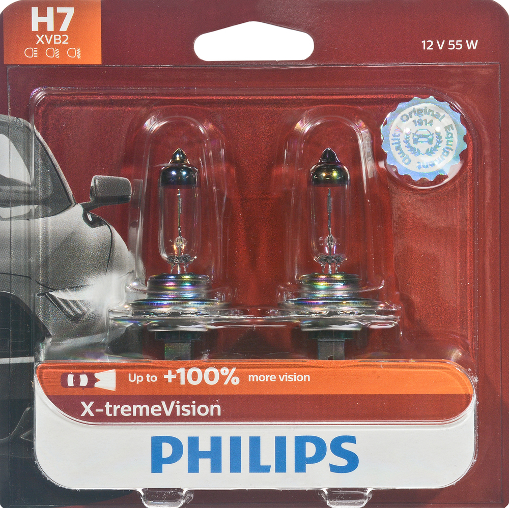 PHILIPS LIGHTING COMPANY - X-tremeVision - Twin Blister Pack - PLP H7XVB2