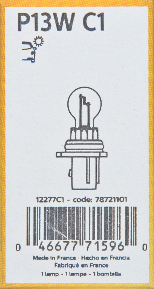 PHILIPS LIGHTING COMPANY - Standard - Single Commercial Pack - PLP P13WC1