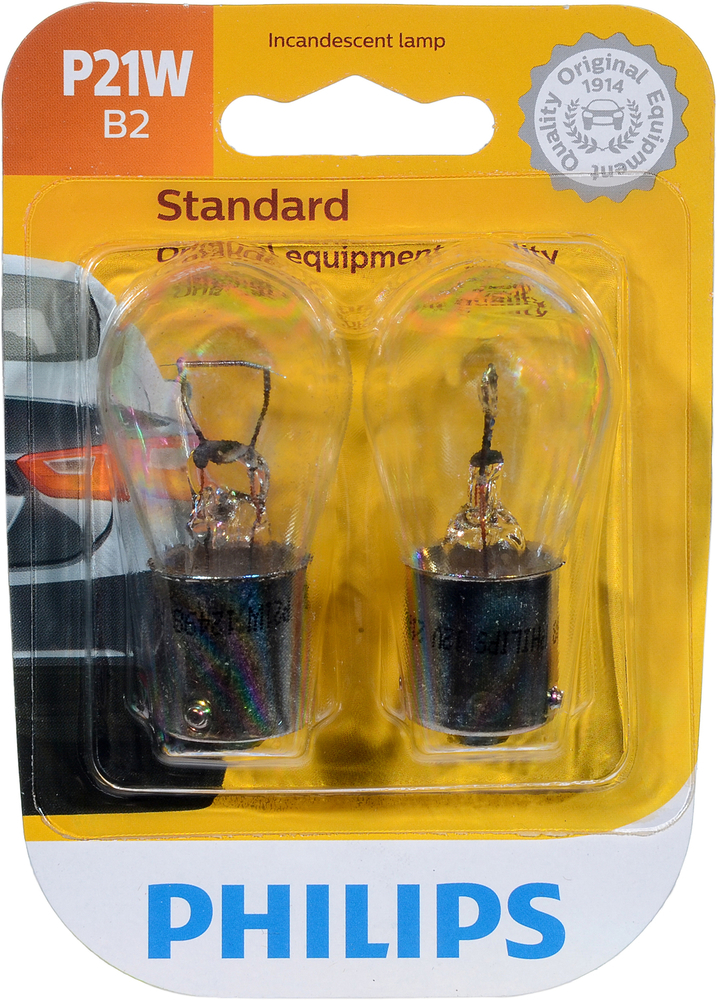 PHILIPS LIGHTING COMPANY - Standard - Twin Blister Pack (Rear) - PLP P21WB2