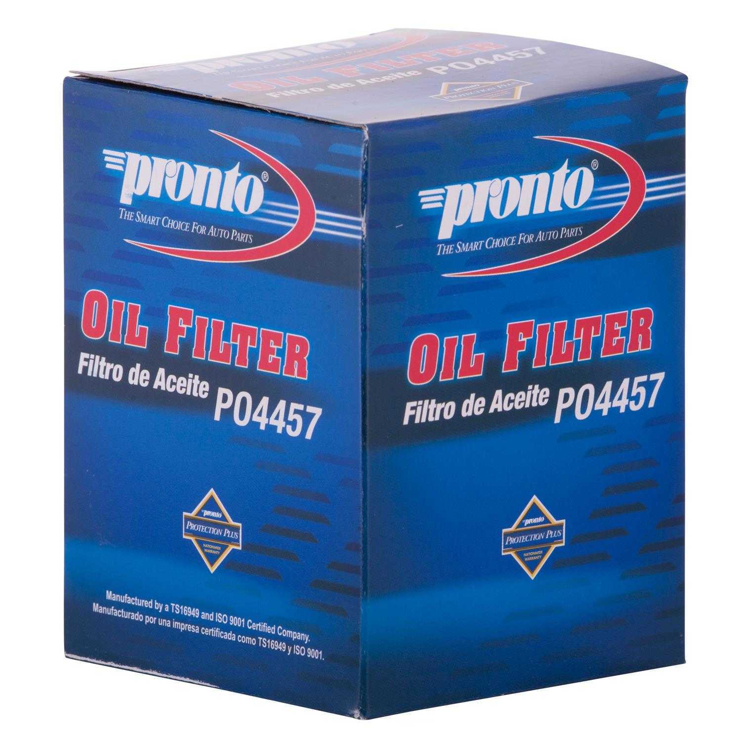 PRONTO/ID USA - Standard Life Oil Filter - PNP PO4457