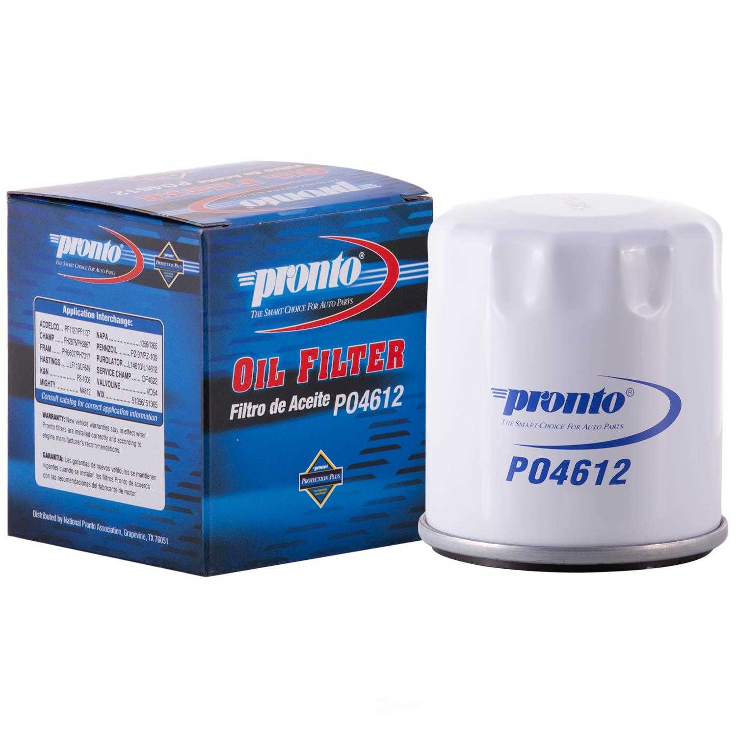 PRONTO/ID USA - Standard Life Oil Filter - PNP PO4612