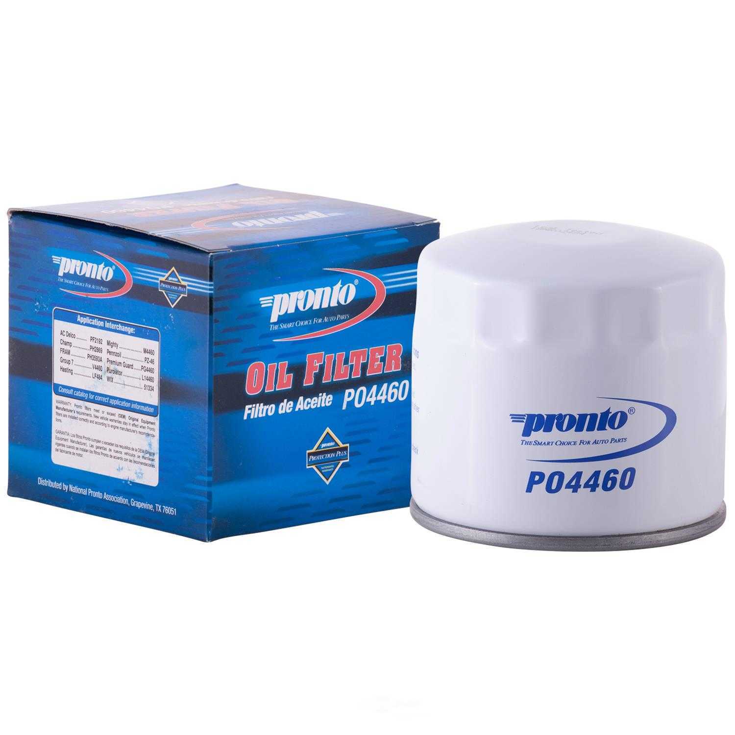 PRONTO/ID USA - Standard Life Oil Filter - PNP PO4460