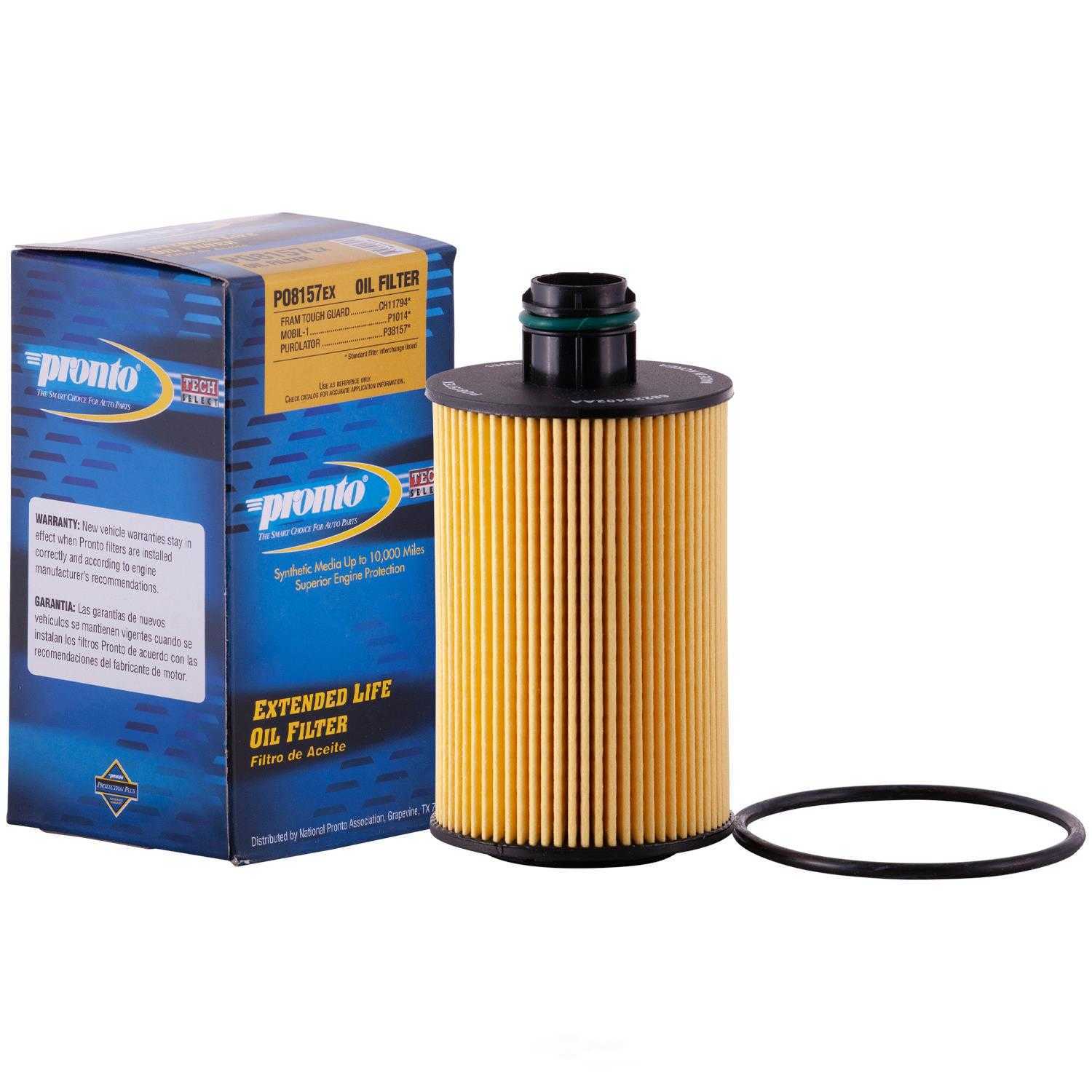 PRONTO/ID USA - Extended Life Oil Filter - PNP PO8157EX