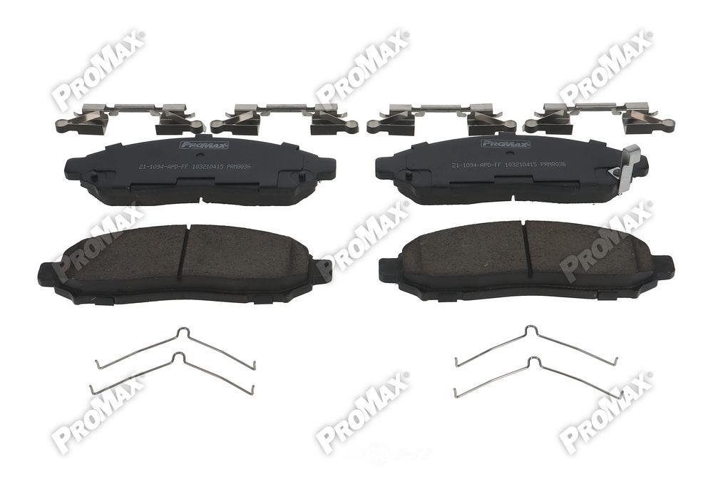 PROMAX 21-1094 — Front Disc Brake Pad Set