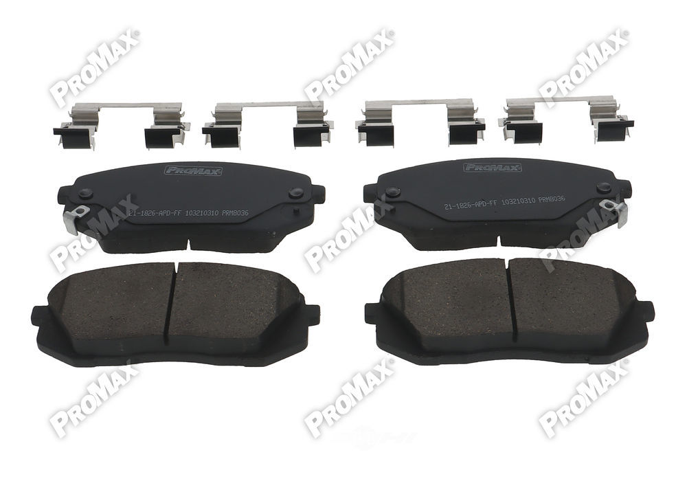PROMAX 21-1826 — Front Disc Brake Pad Set