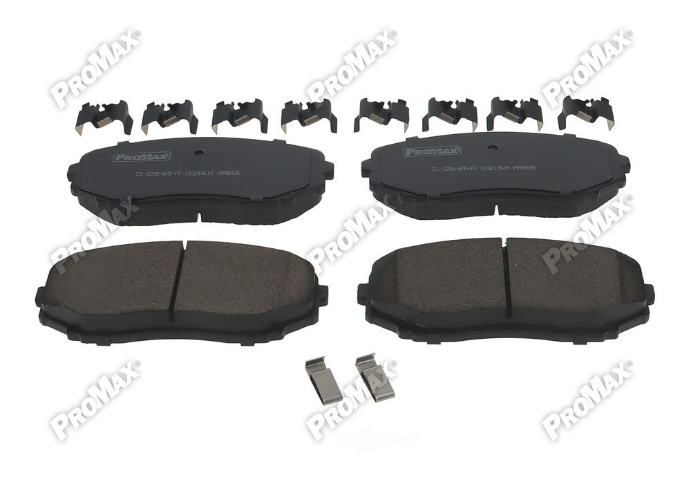 PROMAX 21-1258 — Front Disc Brake Pad Set