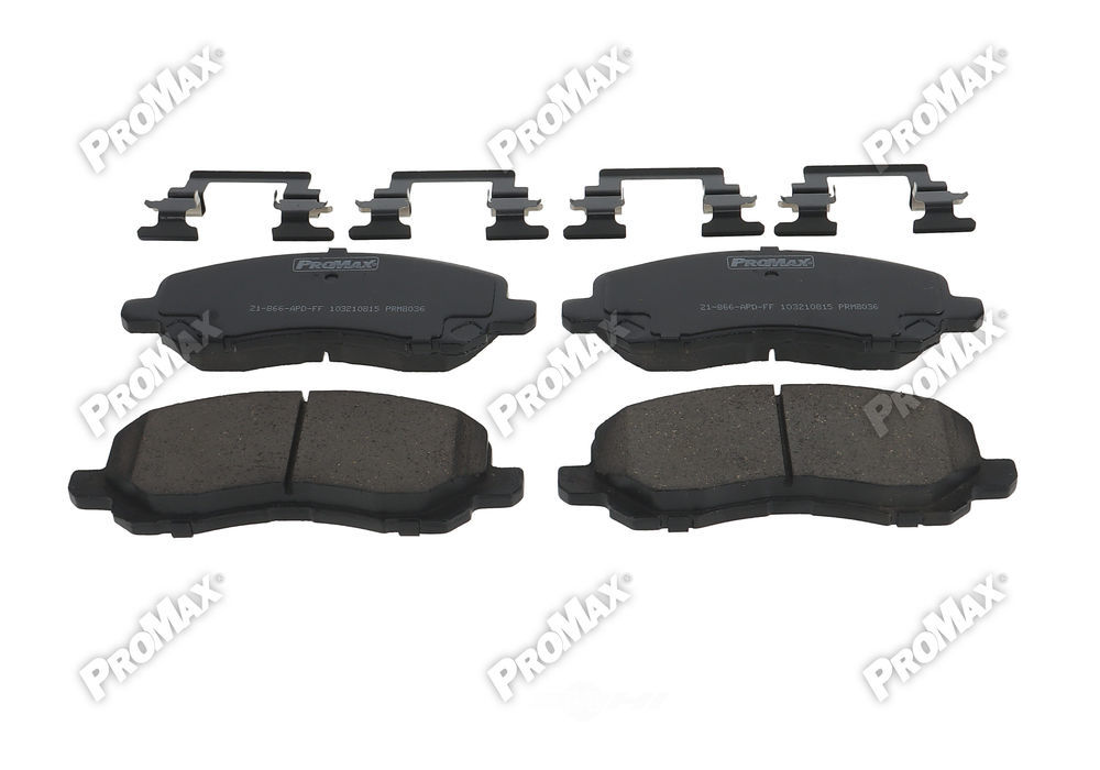 PROMAX 21-866 — Front Disc Brake Pad Set