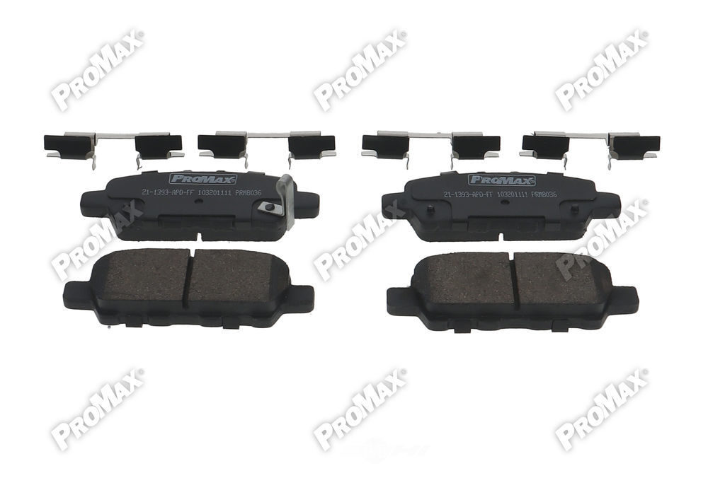 PROMAX 21-1393 — Rear Disc Brake Pad Set