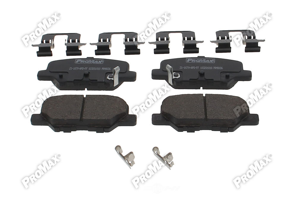 PROMAX 21-1679 — Rear Disc Brake Pad Set