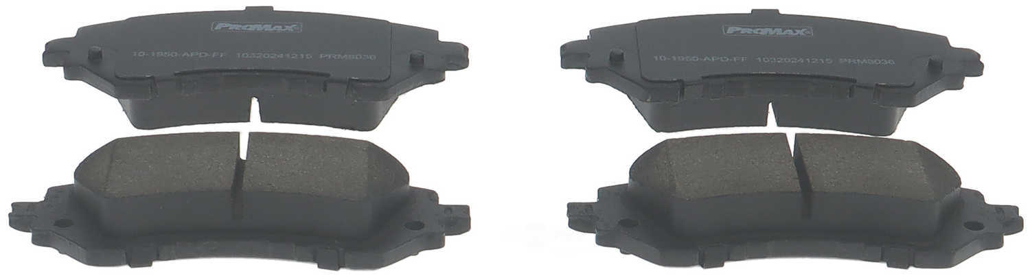 PROMAX 10-1950 — Front Disc Brake Pad Set