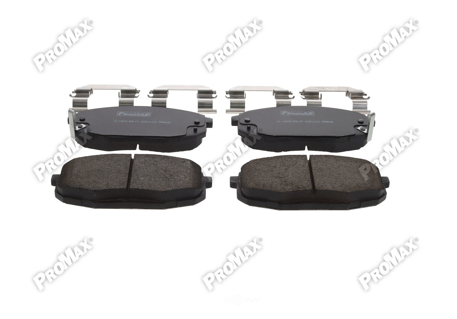 PROMAX 21-1397A — Front Disc Brake Pad Set