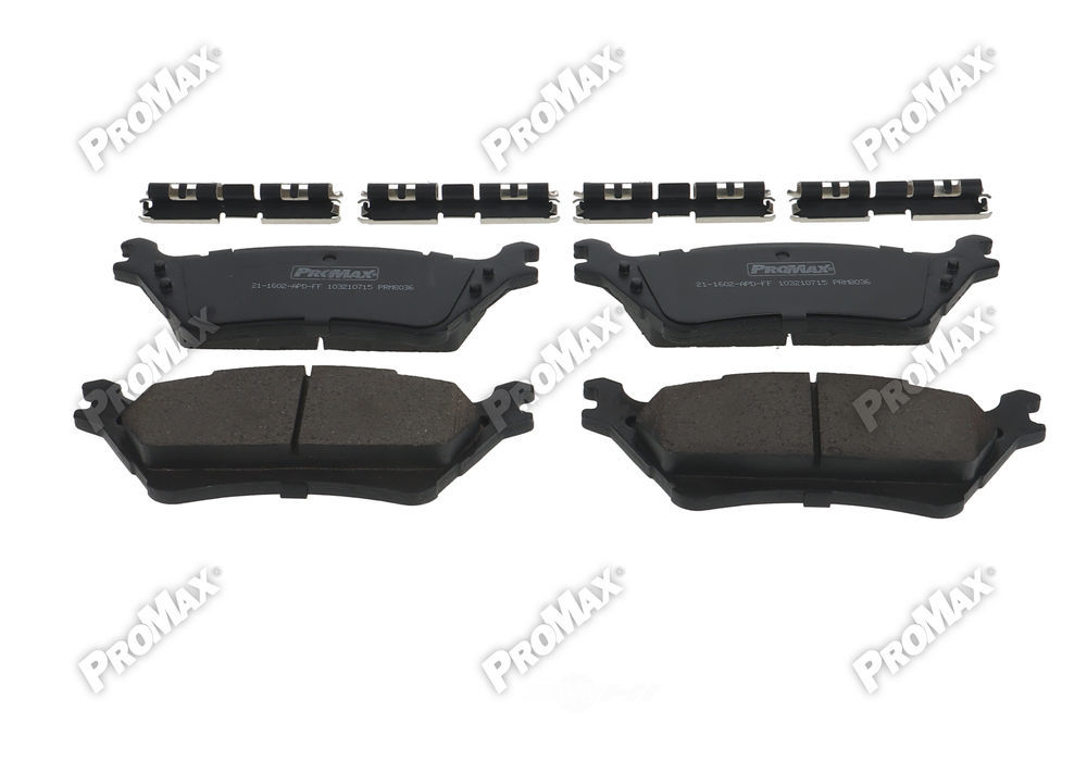 PROMAX 21-1602 — Rear Disc Brake Pad Set