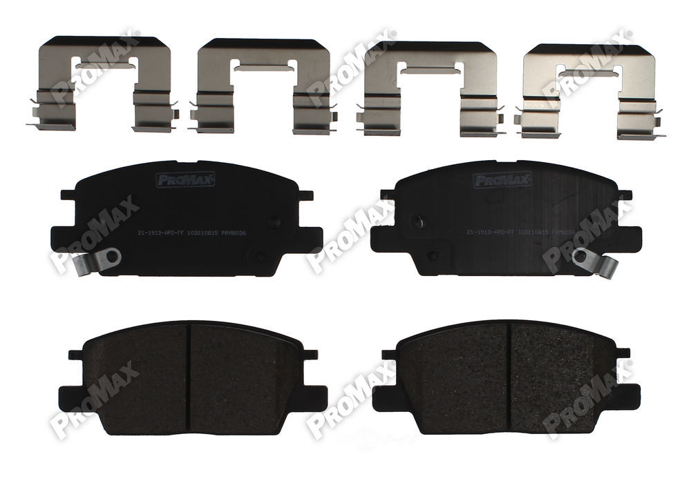 PROMAX 21-1913 — Front Disc Brake Pad Set