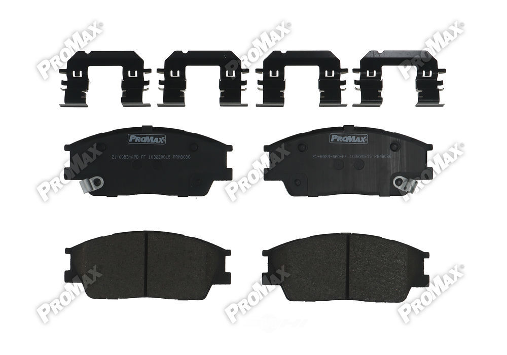PROMAX 21-2287 — Front Disc Brake Pad Set