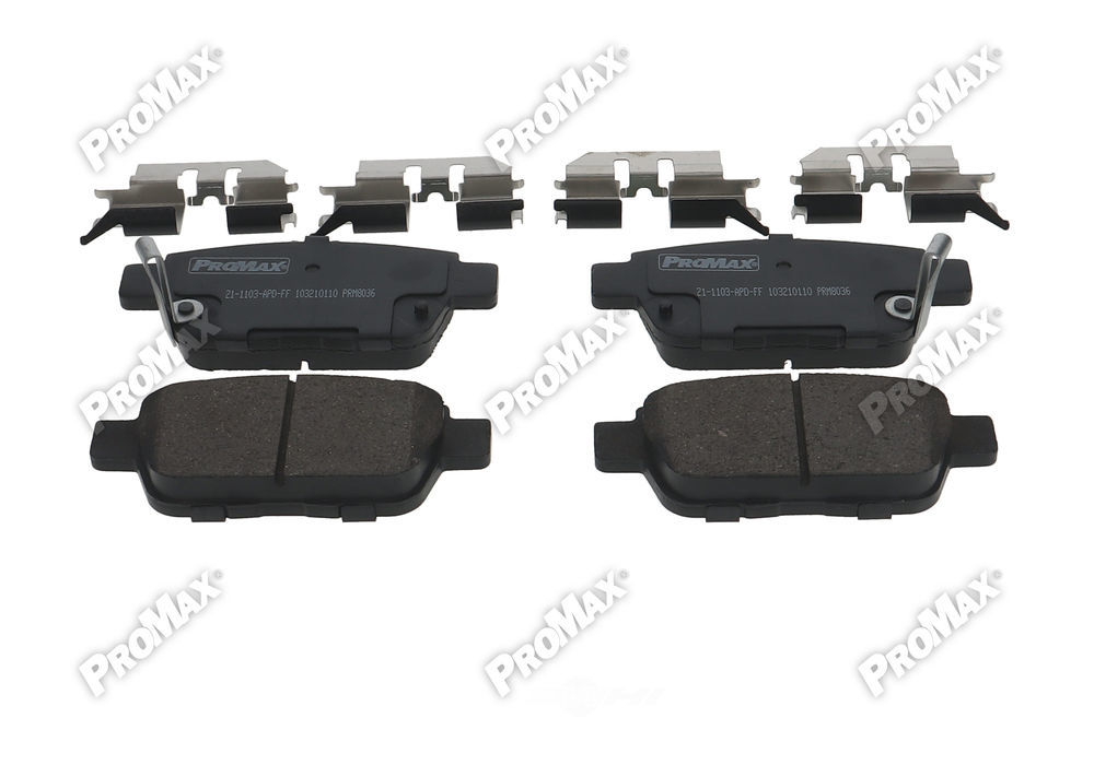 PROMAX 21-1103 — Rear Disc Brake Pad Set