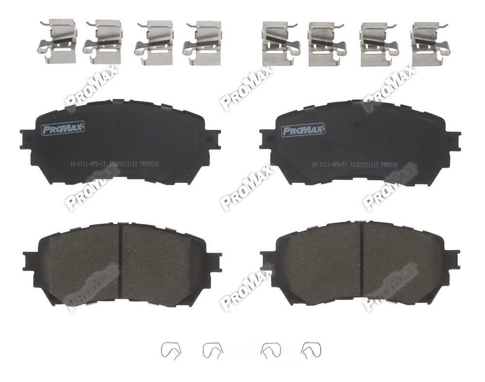 PROMAX 57-1711 — Front Disc Brake Pad Set