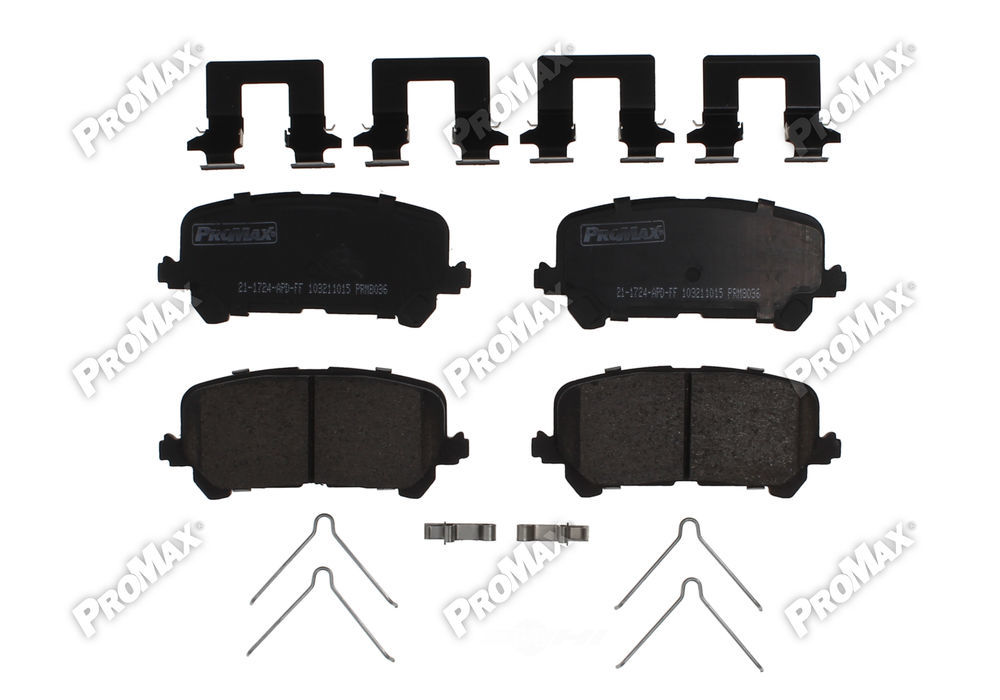 PROMAX 21-1724 — Rear Disc Brake Pad Set