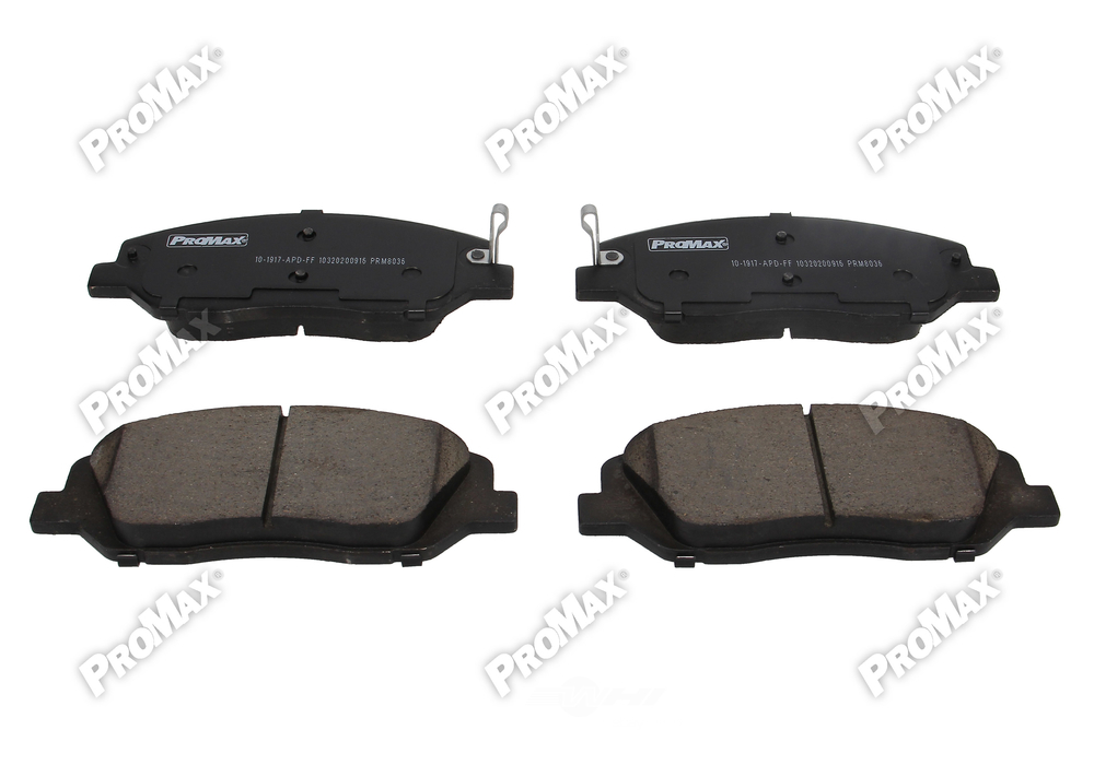 PROMAX 10-1917 — Front Disc Brake Pad Set