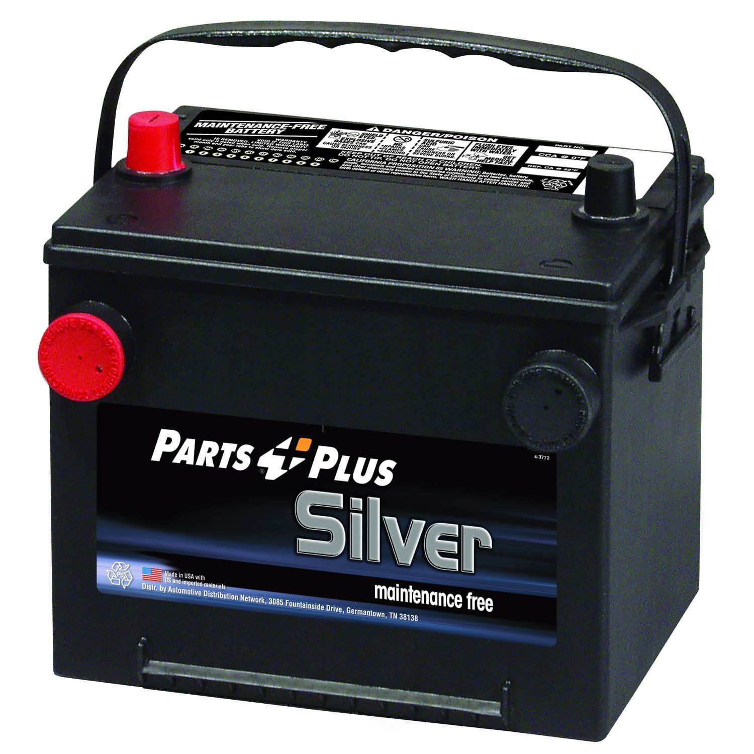 PARTS PLUS/EAST PENN - Silver Battery - PPE 75DTS